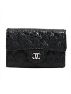 Chanel Matelasse Caviar Skin Card Case #285989C10B